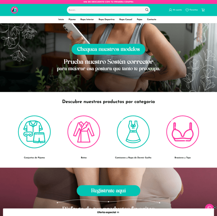 Ropa íntima y pijamas