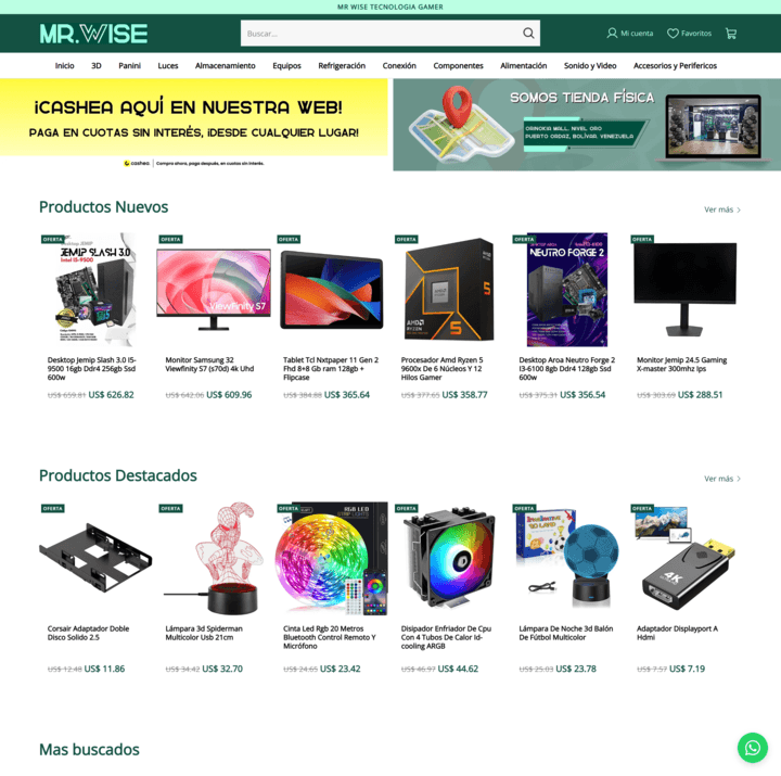 Mr. Wise Tecnología Gamer