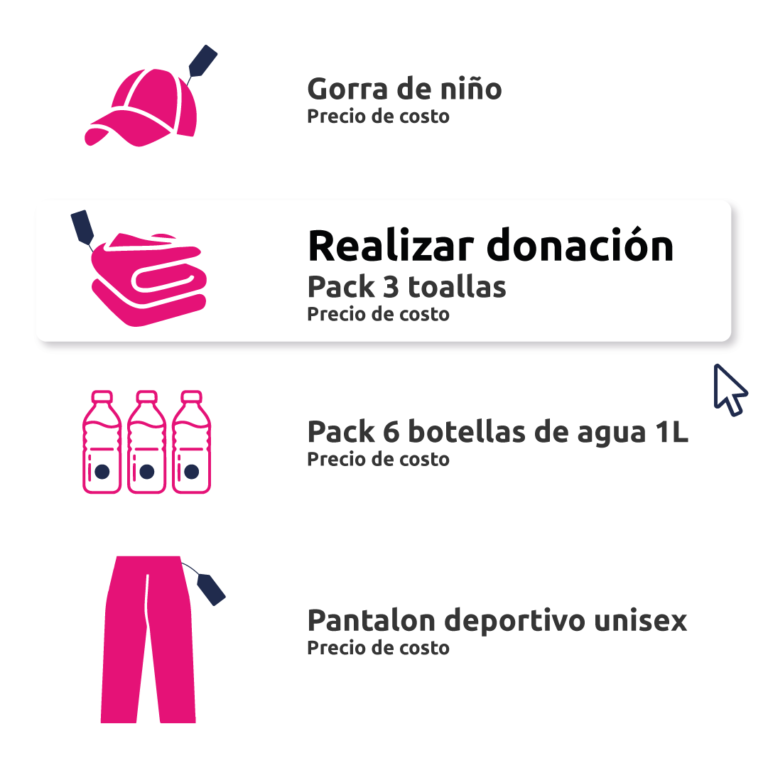 Productos disponibles en la Vitrina Solidaria a precio de costo